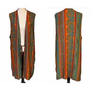 Anthony Mark Hankins  Duster shrug vest  NWT office layer art to wear